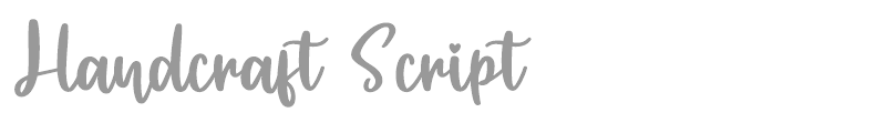 Handcraft Script
